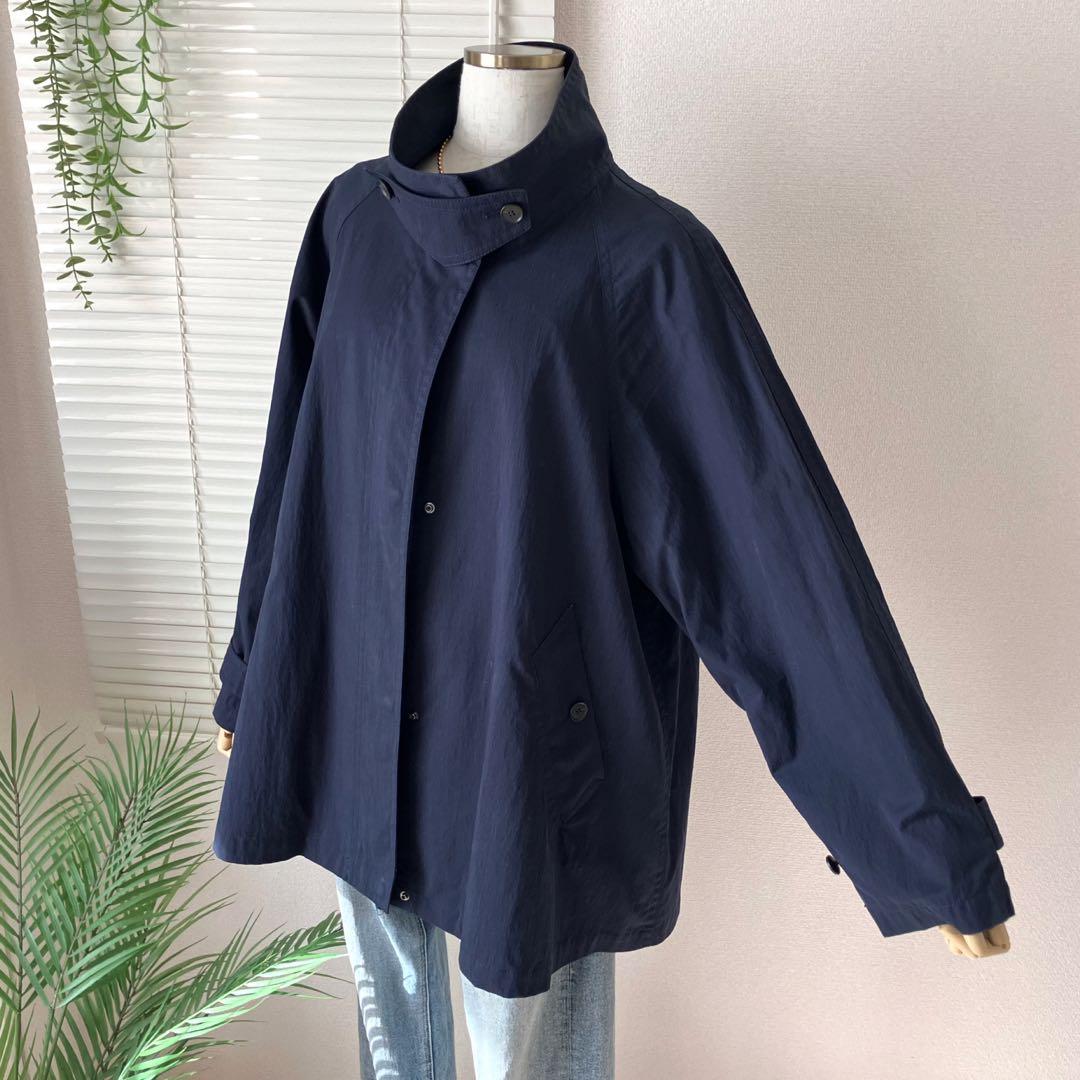 【2025SS】FRAMeWORK 撥水テントラインコート 春アウター 紺