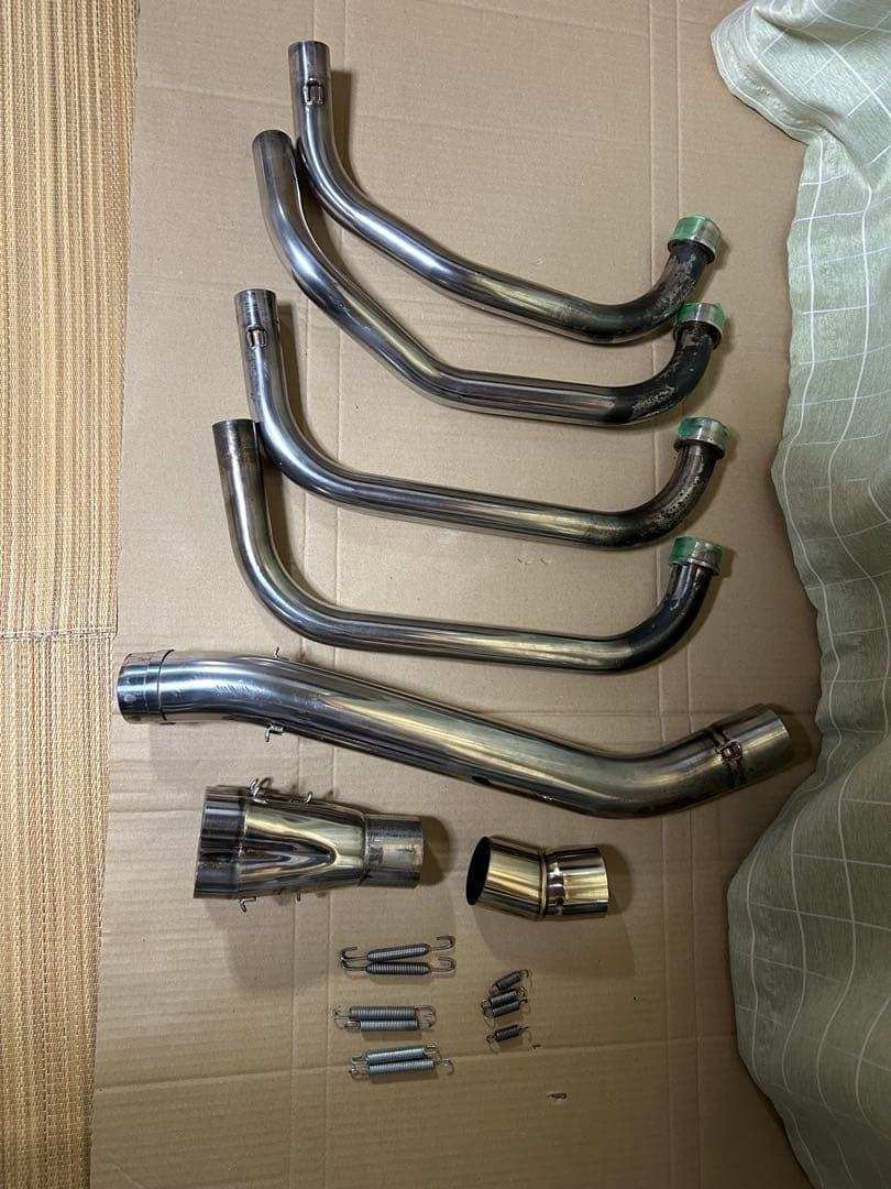 タ*カ様 ZRX用ステンレスエキパイ4-1タイプ