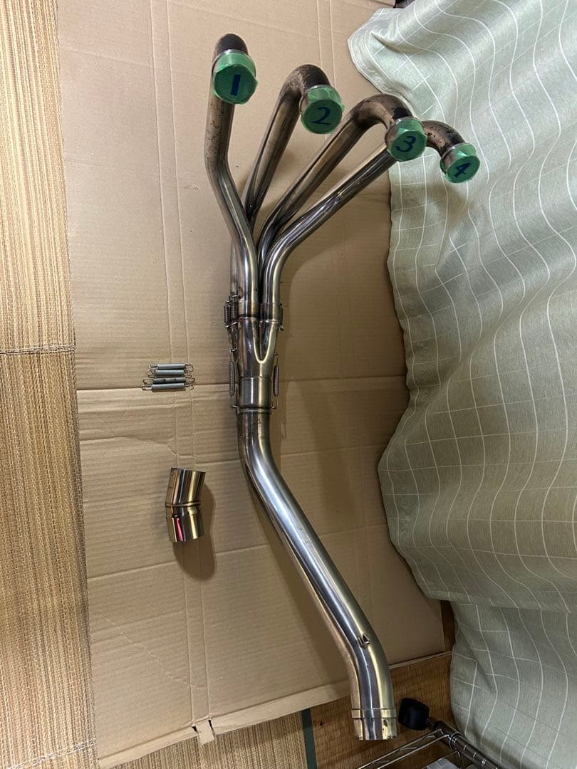 タ*カ様 ZRX用ステンレスエキパイ4-1タイプ