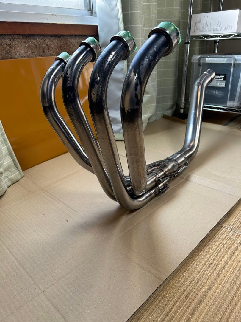 タ*カ様 ZRX用ステンレスエキパイ4-1タイプ