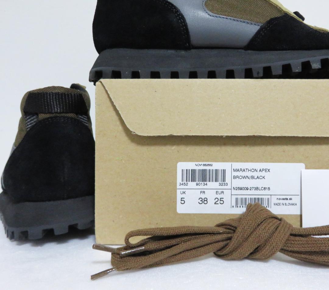 NOVESTA MARATHON HIGH APEX 38 ブラウン ブラック