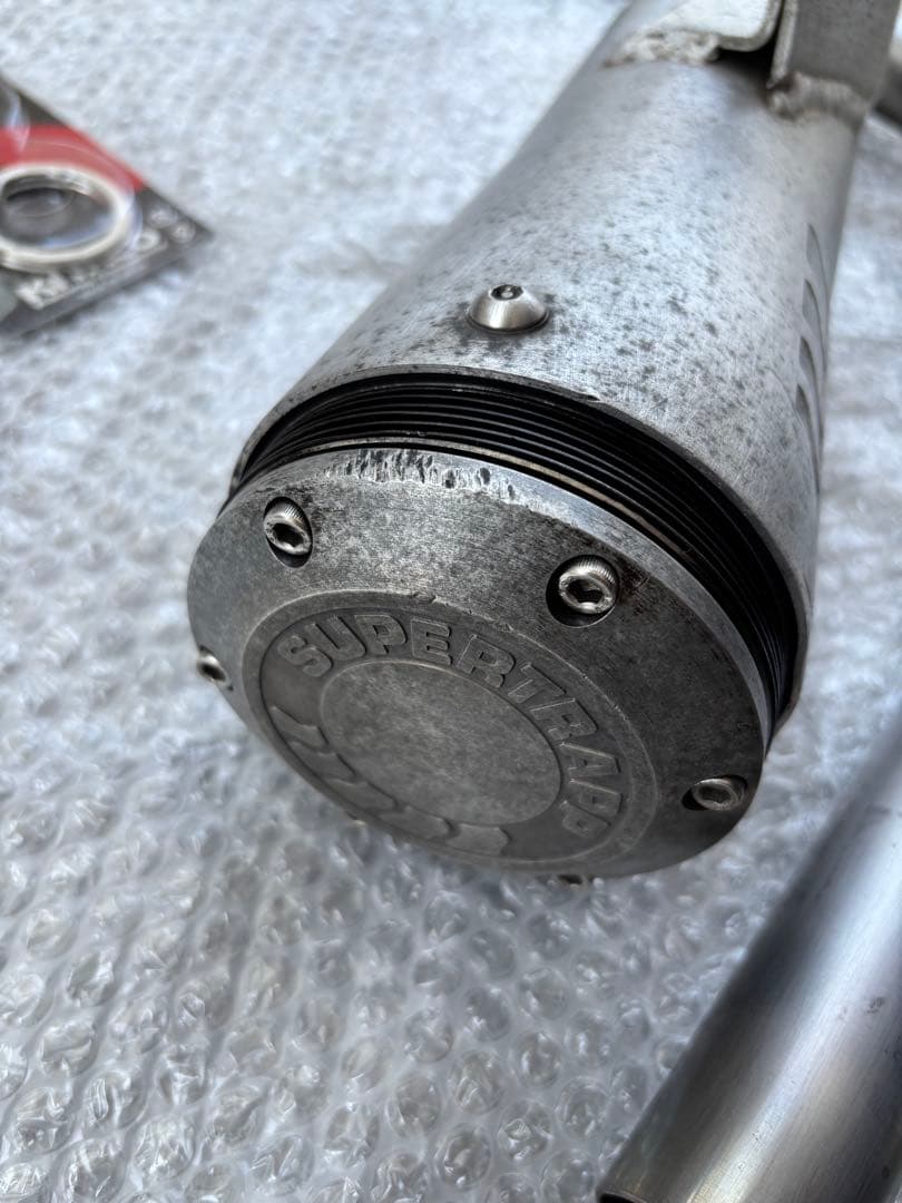 TW225 スーパートラップ　ダウンマフラー　色々おまけ付き