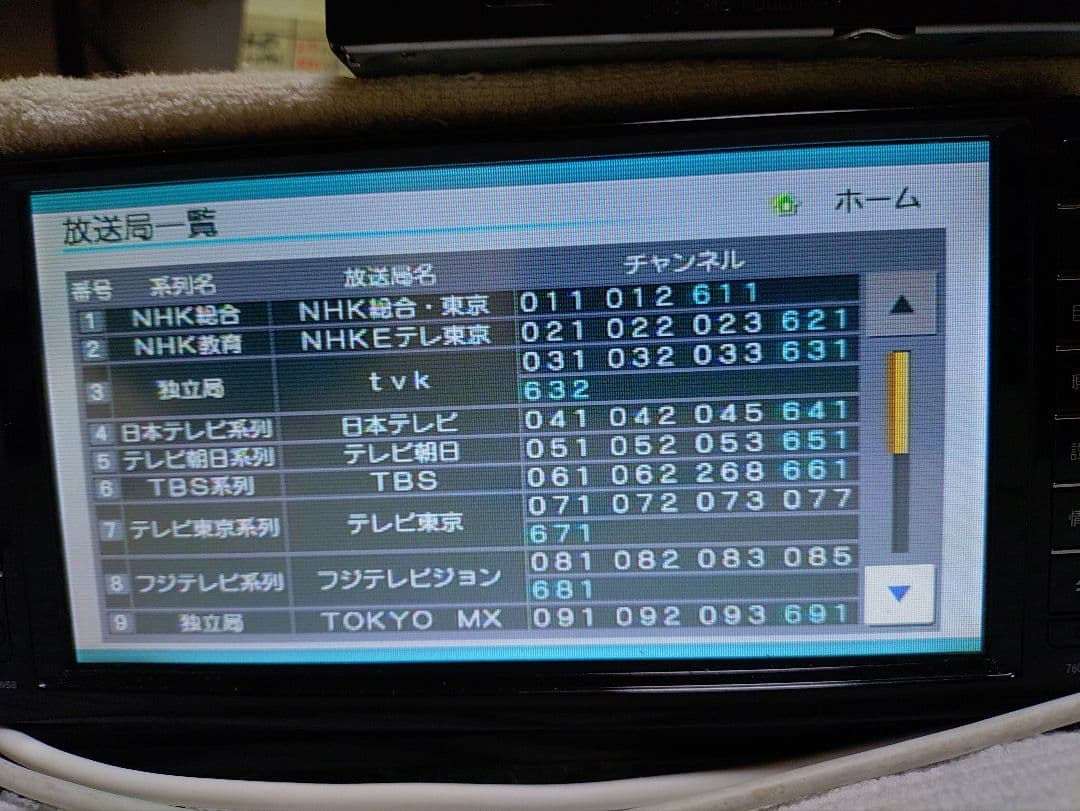 フルセグ4X4地デジチューナーパナソニック製TU-DTX600型Ver,UP済品