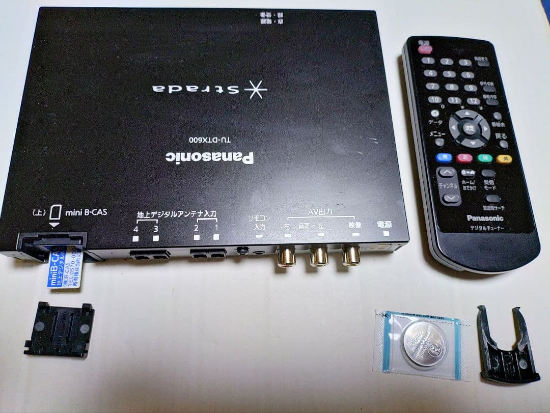 フルセグ4X4地デジチューナーパナソニック製TU-DTX600型Ver,UP済品