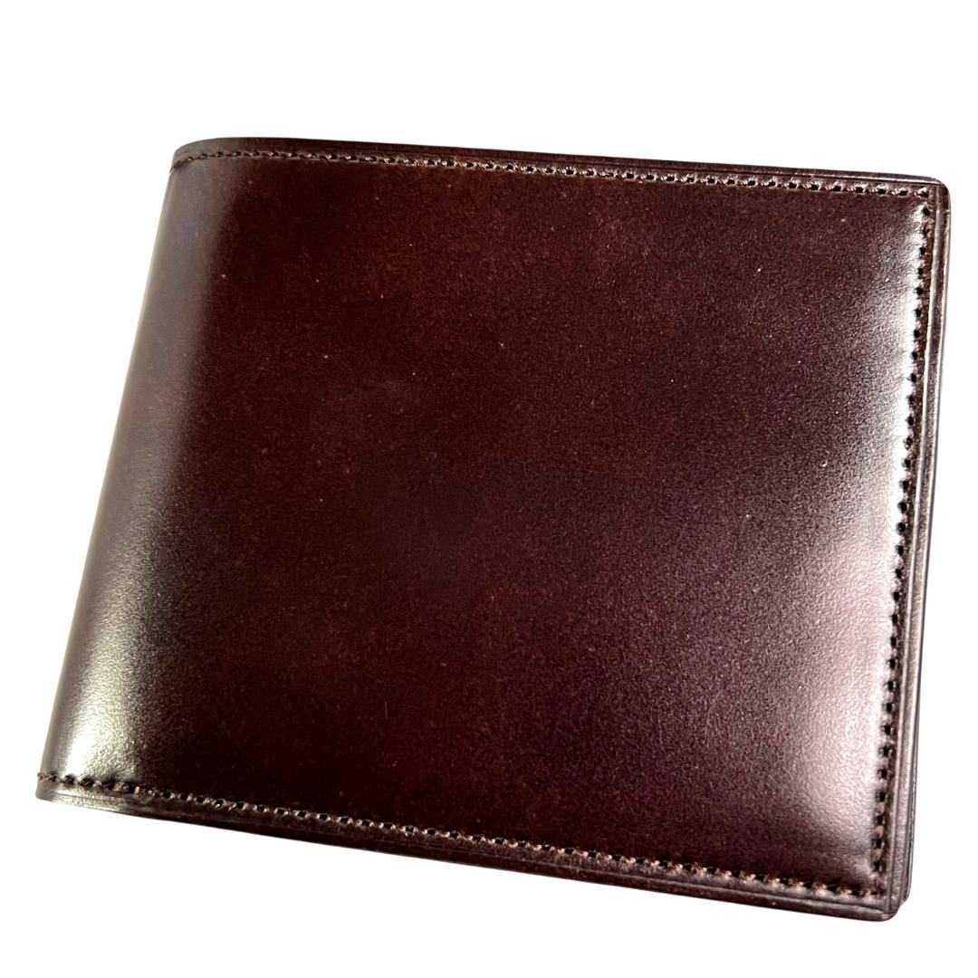 KTルイストン シェルコードバン 財布 小銭入れ バーガンディ ALDEN代理店