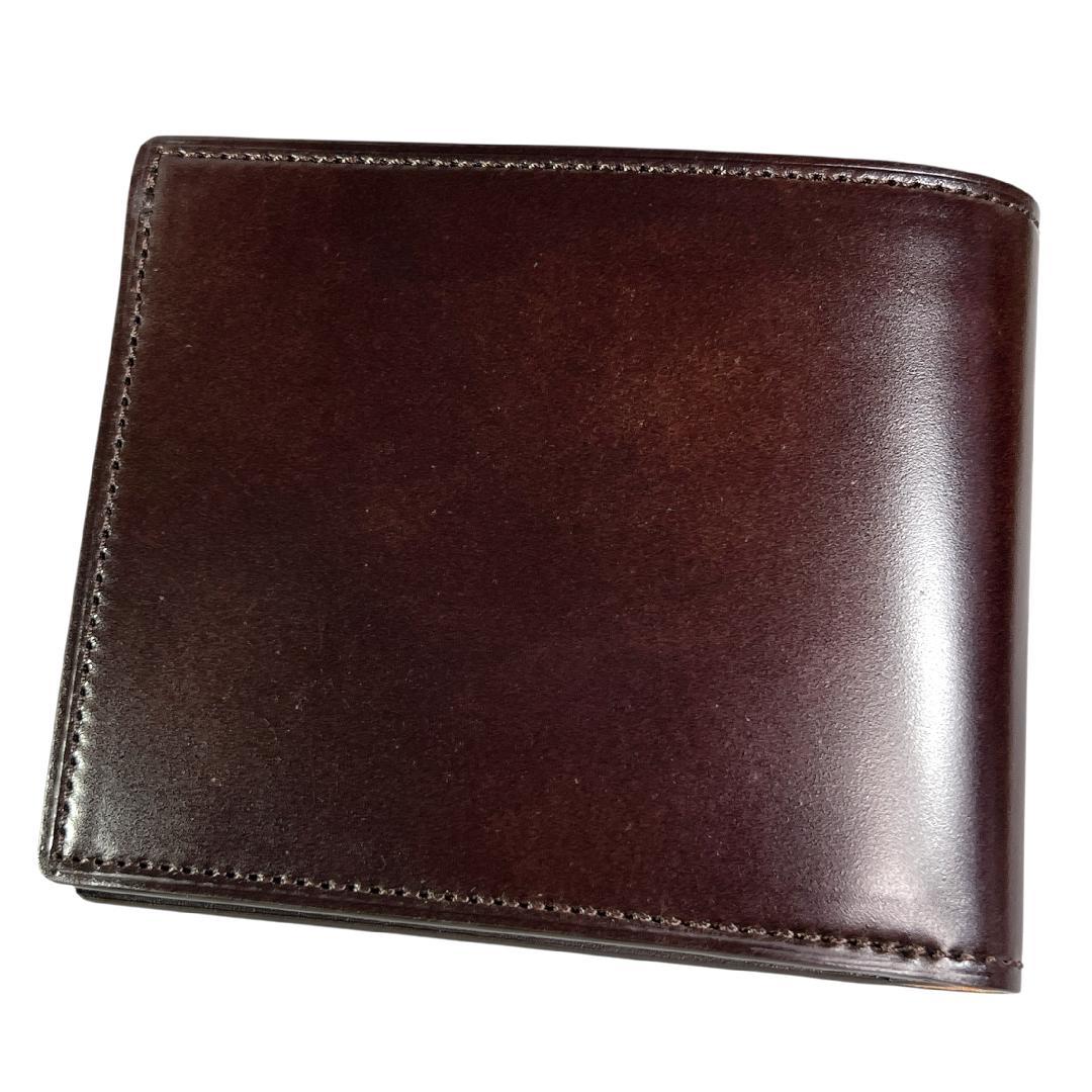 KTルイストン シェルコードバン 財布 小銭入れ バーガンディ ALDEN代理店