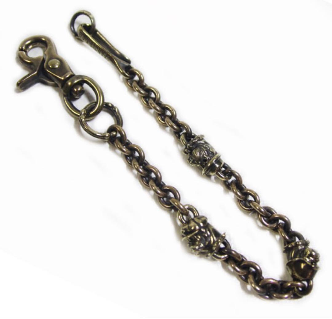 ピーナッツカンパニー　ウォレットチェーン　真鍮