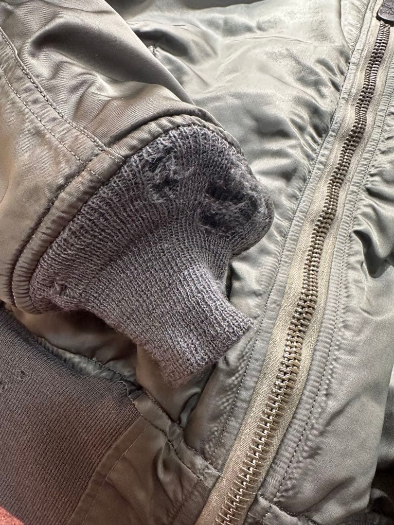 USAF ALPHA 米軍実物 MA-1 70s XL