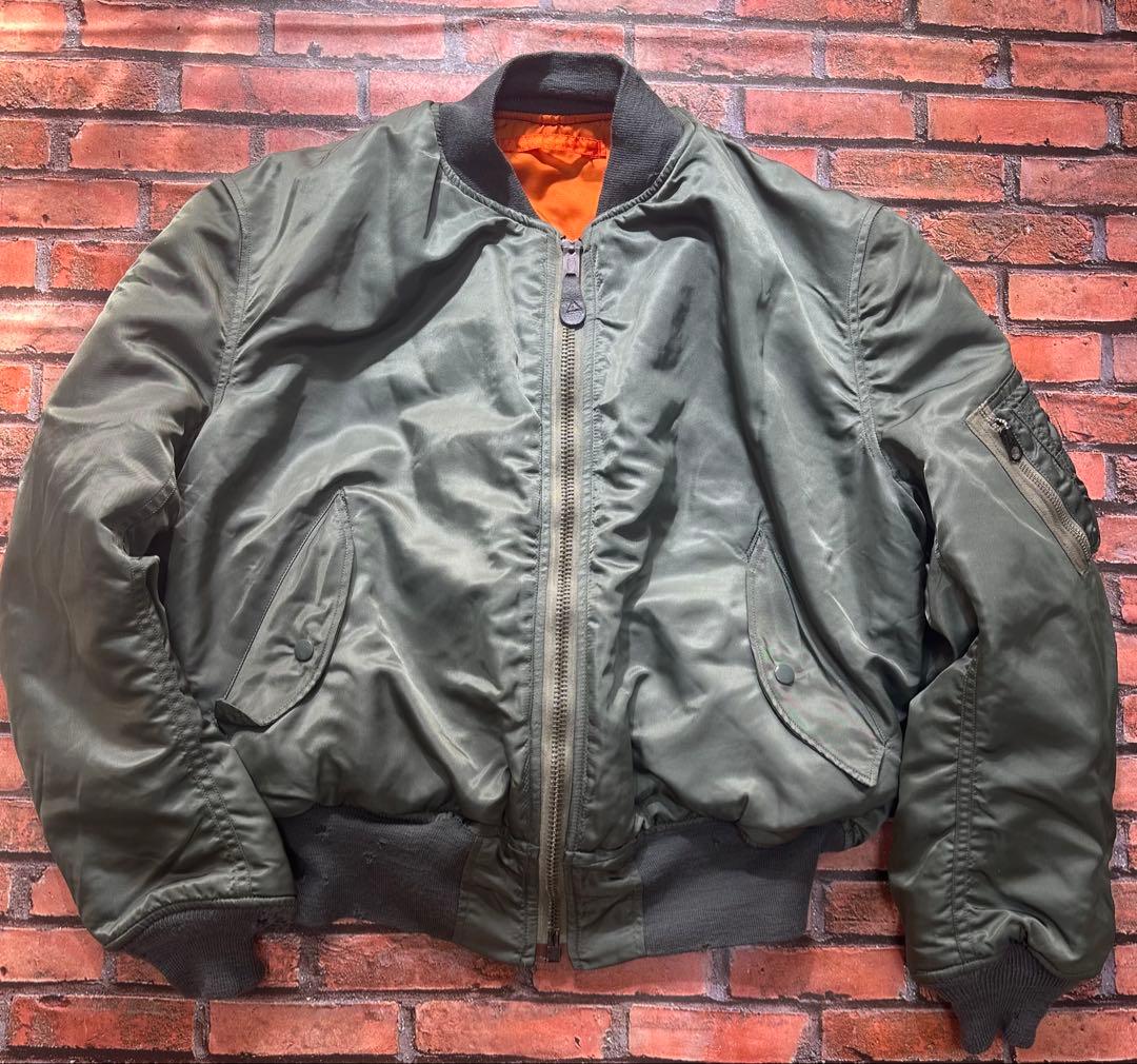 USAF ALPHA 米軍実物 MA-1 70s XL