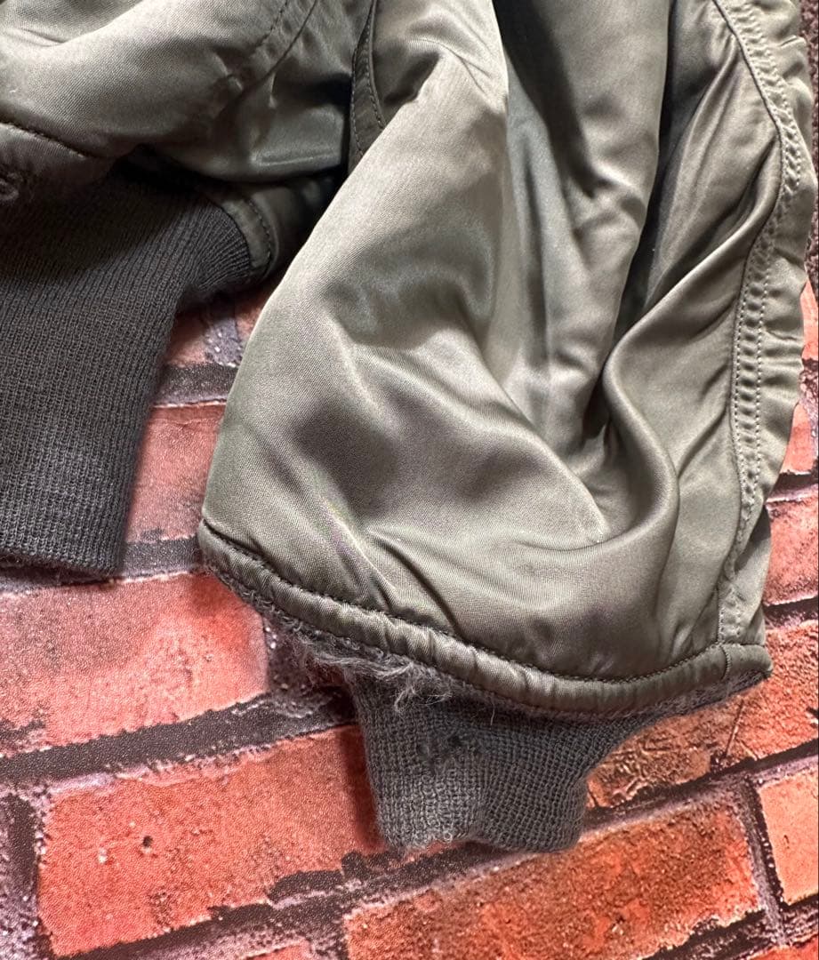 USAF ALPHA 米軍実物 MA-1 70s XL