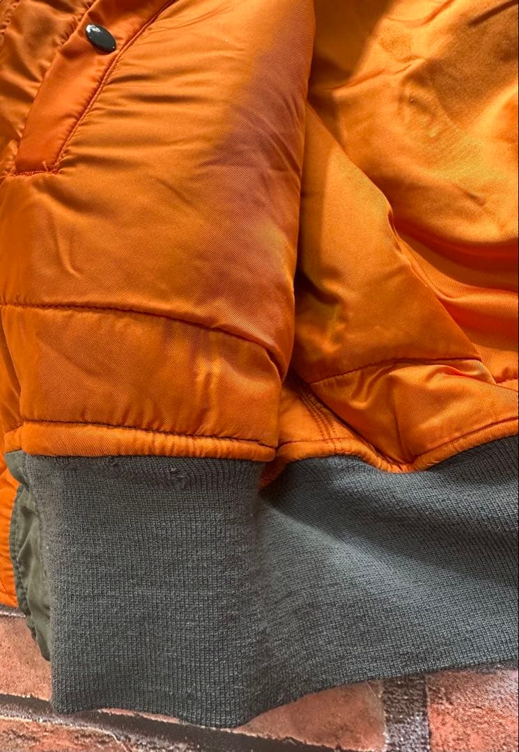 USAF ALPHA 米軍実物 MA-1 70s XL