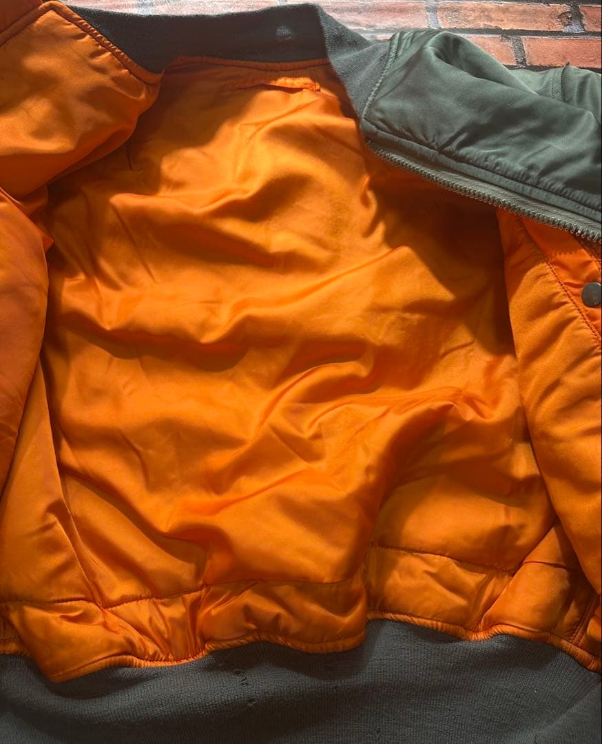 USAF ALPHA 米軍実物 MA-1 70s XL