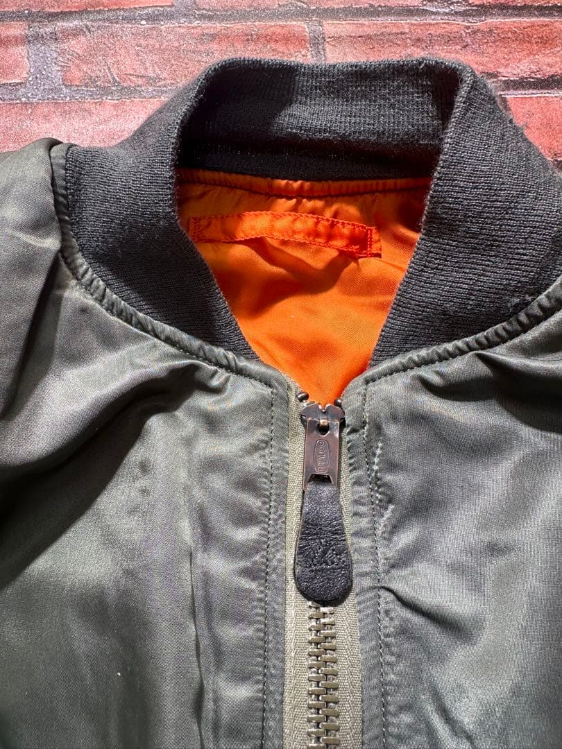 USAF ALPHA 米軍実物 MA-1 70s XL