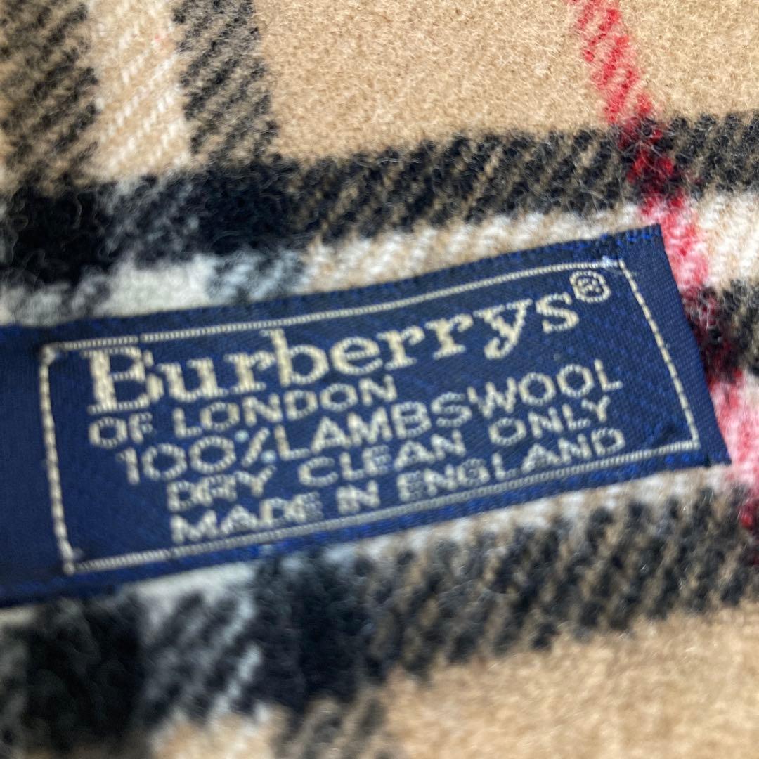 Burberrys 定番ノバチェック柄マフラー 100%ラムウール