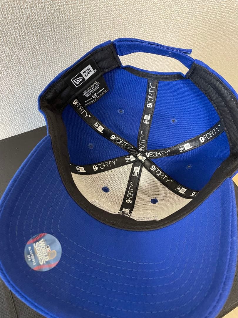 ニューエラ　9FORTY LA ドジャース 2024 ワールドシリーズ　大谷　青