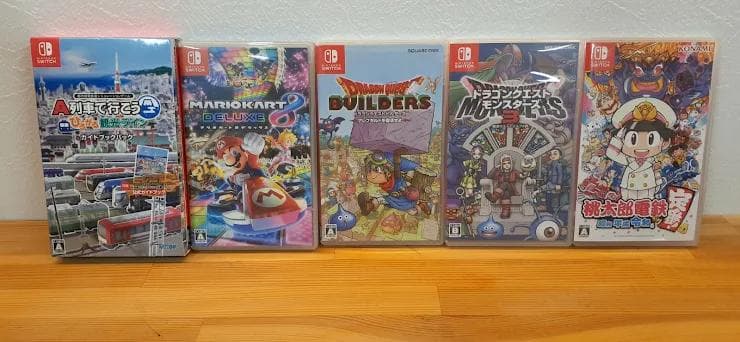 ウ*K様 L1205-03　Nintendo Switch用　ソフト5本