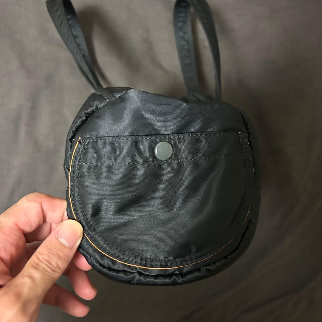 ⭐極美品⭐PORTER タンカー ミニ ドラムバッグ 黒 Sサイズ