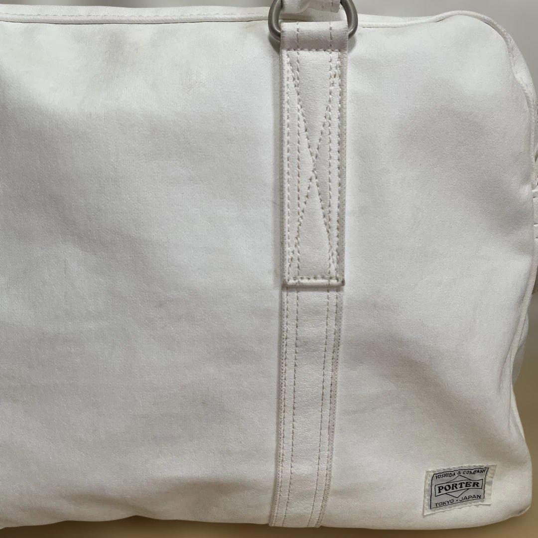 PORTER ポーター　フリースタイルボストンバック　トートバッグ　白
