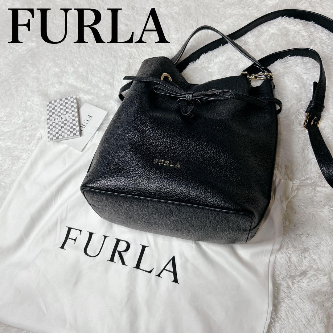 【未使用級✨️極美品】FURLA コスタンザ 巾着 2way ショルダーバッグ