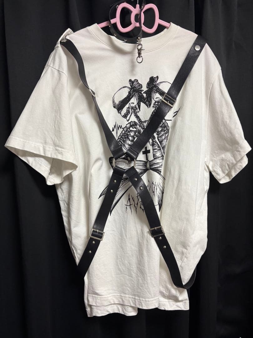 DimMoire AVENCHUMU twin skull Tシャツ