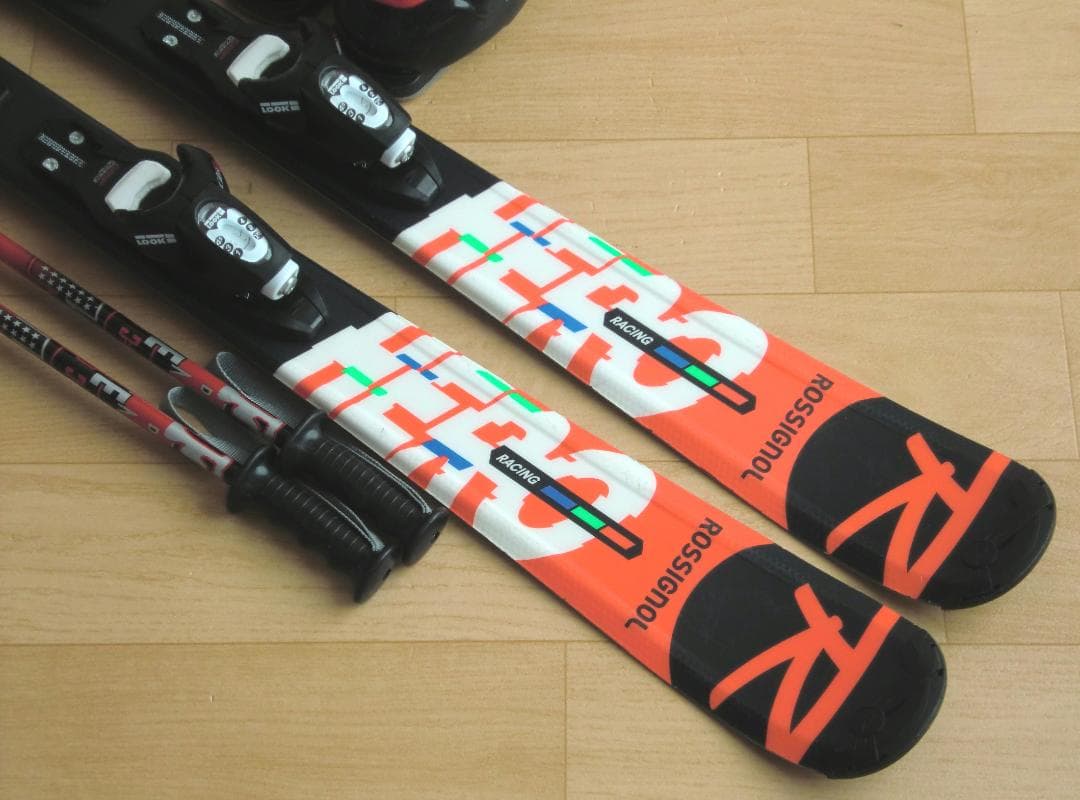 ■■1月限定■送料無料■ロシニョール■子供用スキーセット■板120靴22.5■■