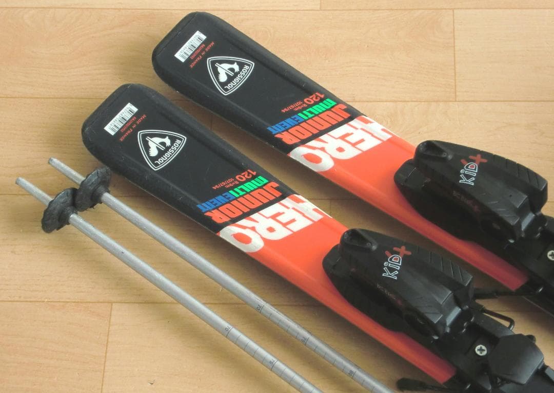 ■■1月限定■送料無料■ロシニョール■子供用スキーセット■板120靴22.5■■