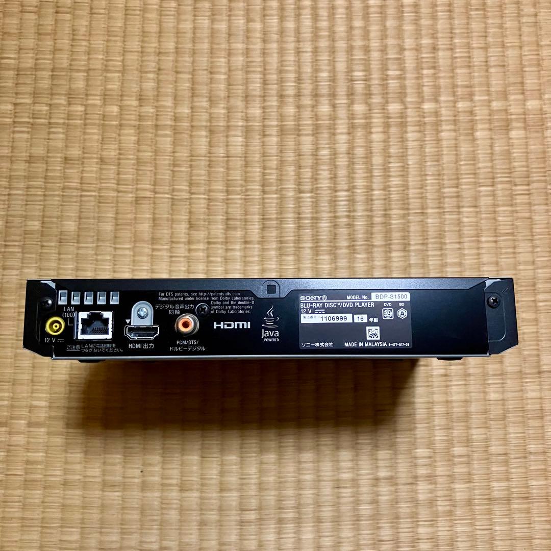 SONY ブルーレイプレーヤー