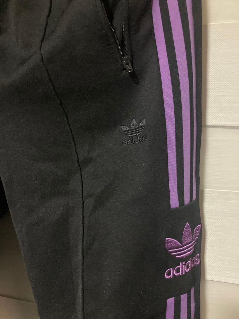 adidas トラックジャージ上下セット MＬトラフォイル　刺繍