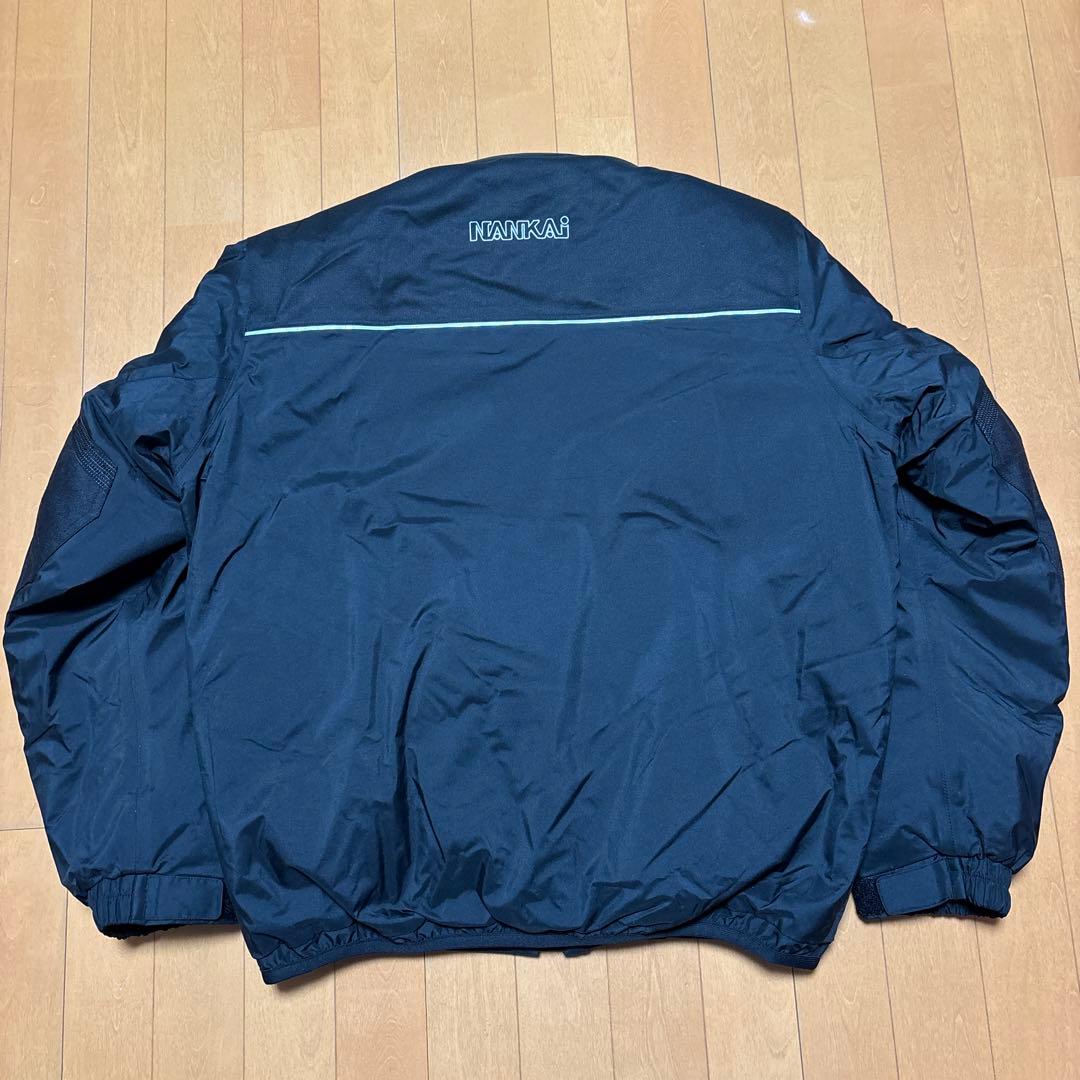 NANKAI 南海部品 高耐水 フェザー入り ダウン ジャケット 防寒着 黒