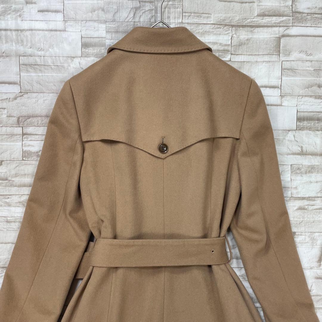 【美品】アナイ★カシミヤ100　ベルト付きトレンチコート　ダブル　キャメル　38