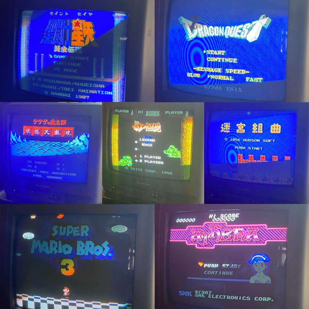 ファミコン 本体 ソフト まとめ売り 動作確認済み