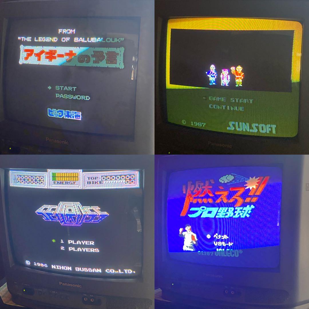 ファミコン 本体 ソフト まとめ売り 動作確認済み