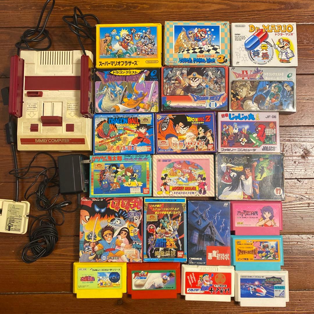 ファミコン 本体 ソフト まとめ売り 動作確認済み
