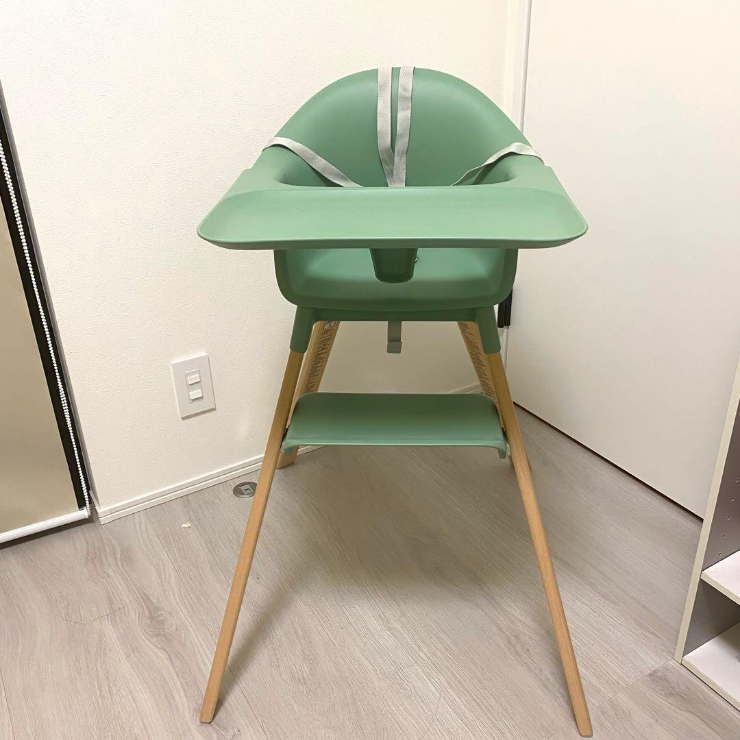 美品♡ストッケ クリック クローバーグリーン