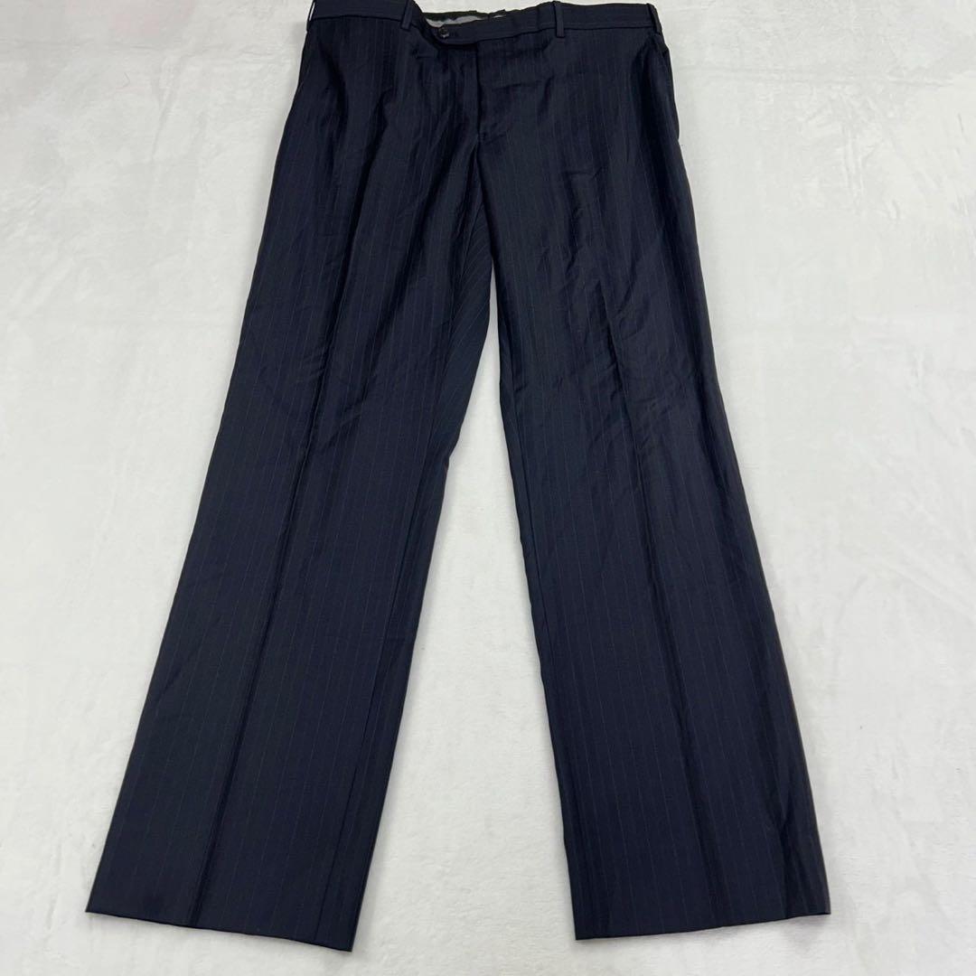 H69 3XL ジョルジオアルマーニ イタリア製 スーツ上下 ネイビー メンズ