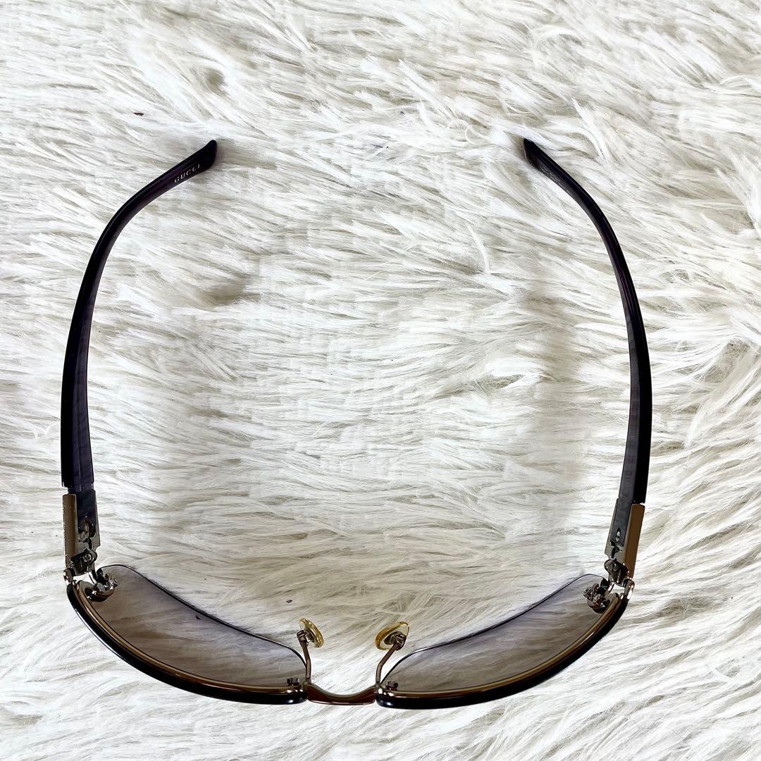 GUCCI　ホースビット　サングラス　2766　ブラウンレンズ　ゴールドフレーム