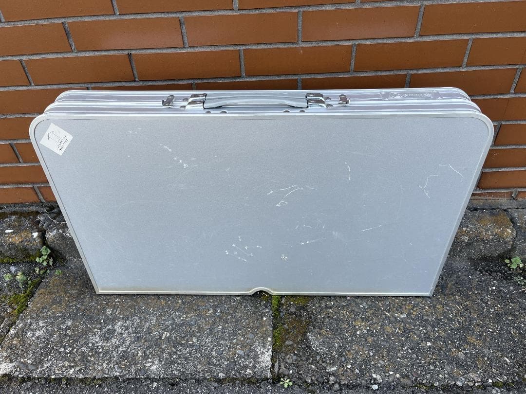 美品！【Coleman】 コールマン アルミピクニックテーブル ４人用