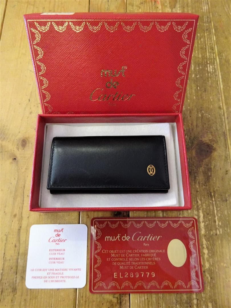 must de Cartierマストドゥ カルティエ 4連 レザーキーケース