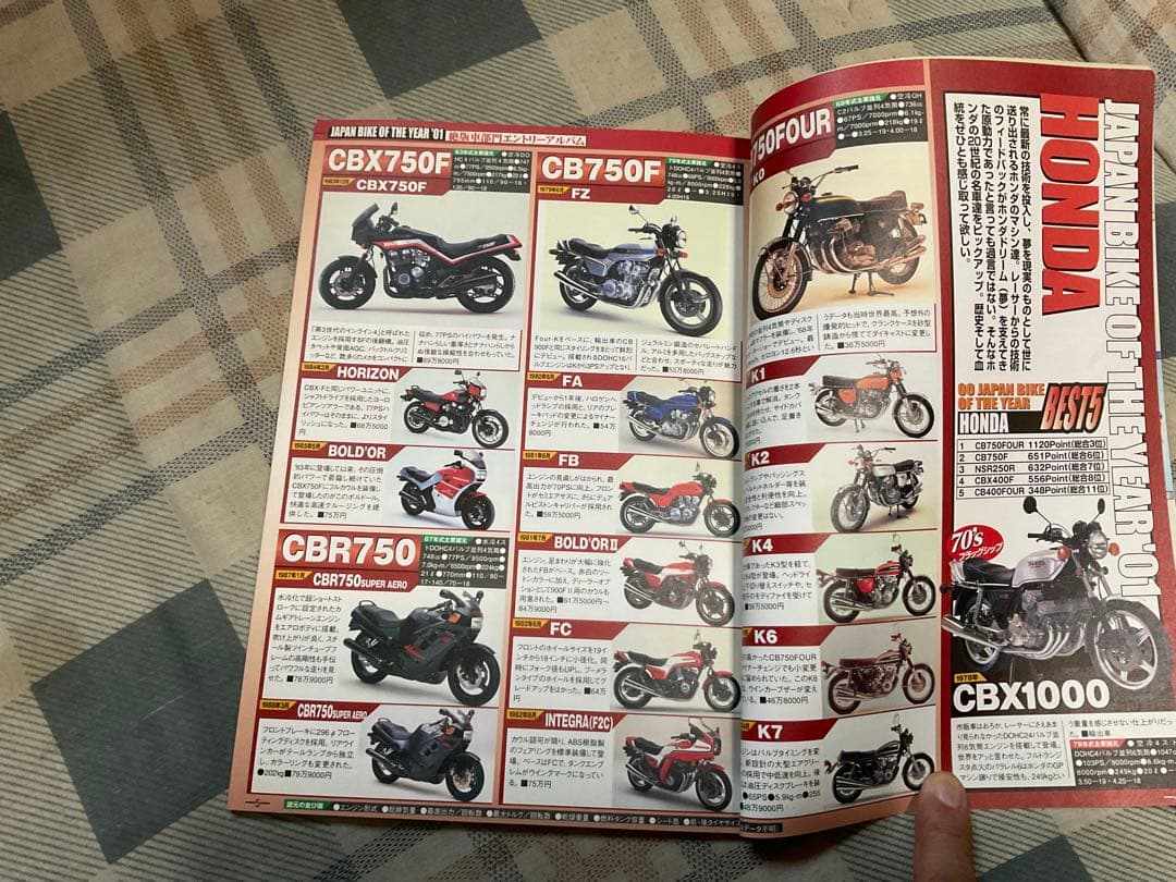ヤングマシン付録／ホンダ・NSR250R 1986-1996年。日本の名車の本。