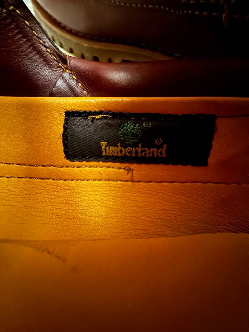 ティンバーランド　3eye モカシン　バーガンディ　 使用感なし 箱付き