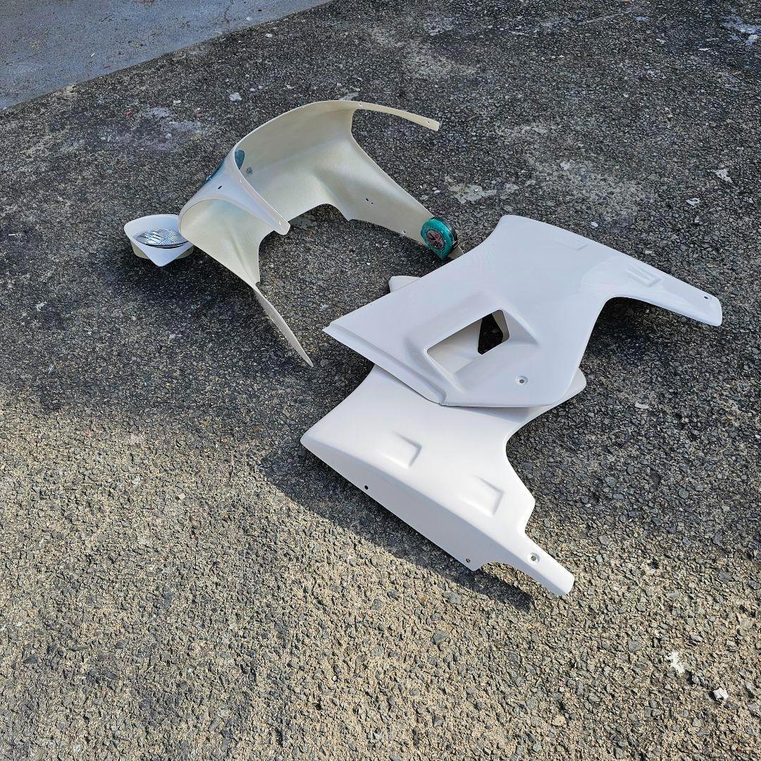 FRP製　NSR50.80用 耐久フルカウル　ブルー　ライト付き