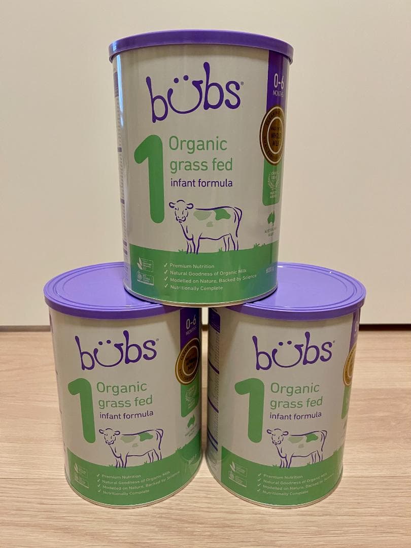 Bubs Step 1 Cow / バブス 牛 ステップ1 800g 3缶