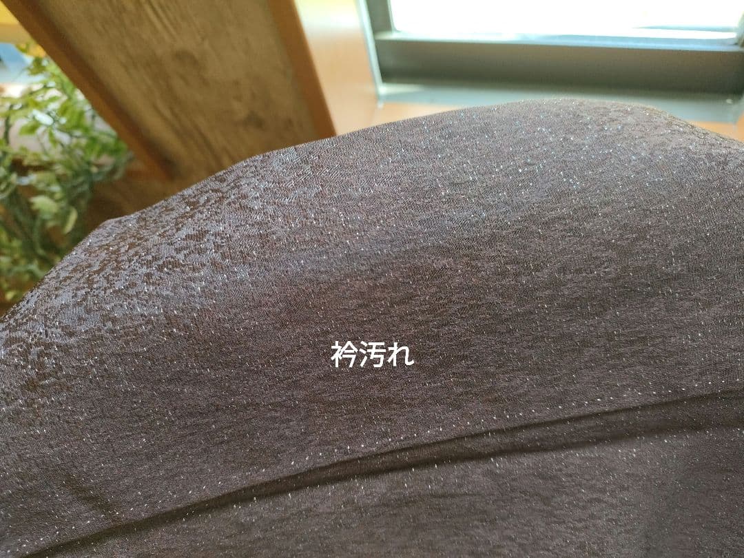 【ご購入者様お手続き中】本振袖　ラメ　薔薇　ブラウン系　美品