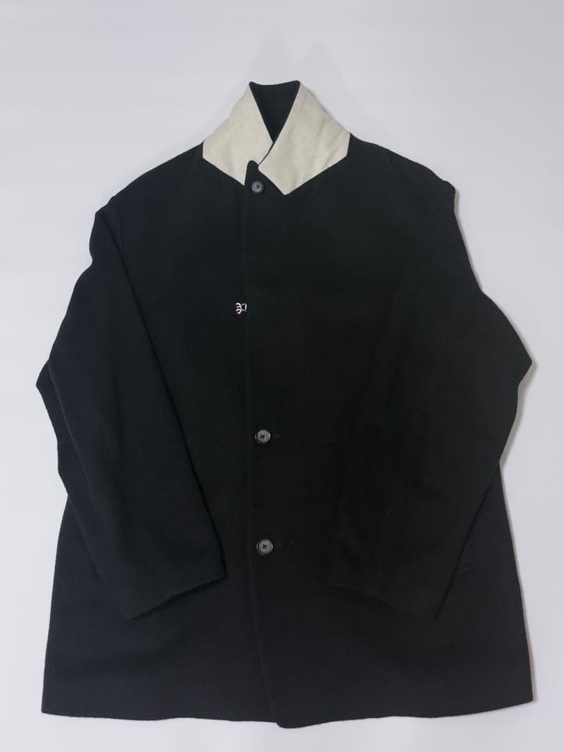 MBハイエンドカシミヤハーフコート ブラック サイズM