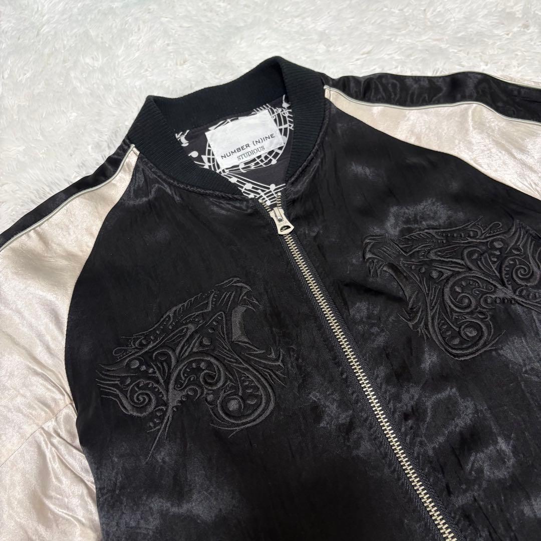 ナンバーナイン　ステュディオス　限定 別注 虎　刺繍　スカジャン　ジャケット