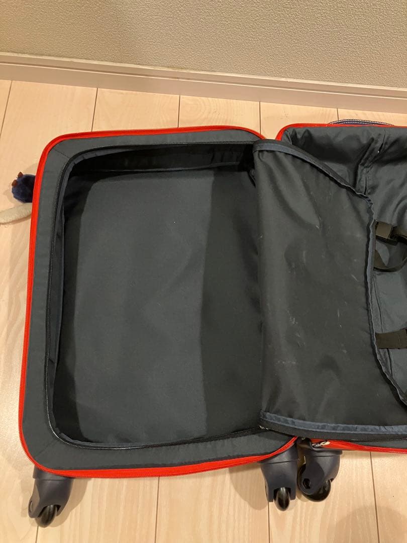 美品！Kipling キプリング　キャリー　スーツケース　1人用　シングルサイズ