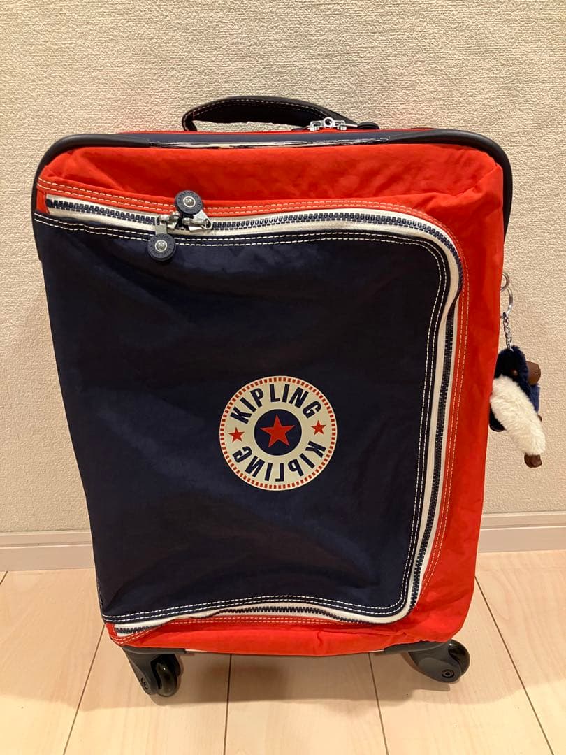 美品！Kipling キプリング　キャリー　スーツケース　1人用　シングルサイズ