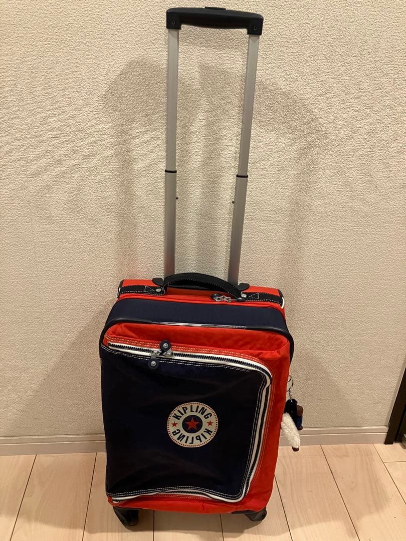 美品！Kipling キプリング　キャリー　スーツケース　1人用　シングルサイズ