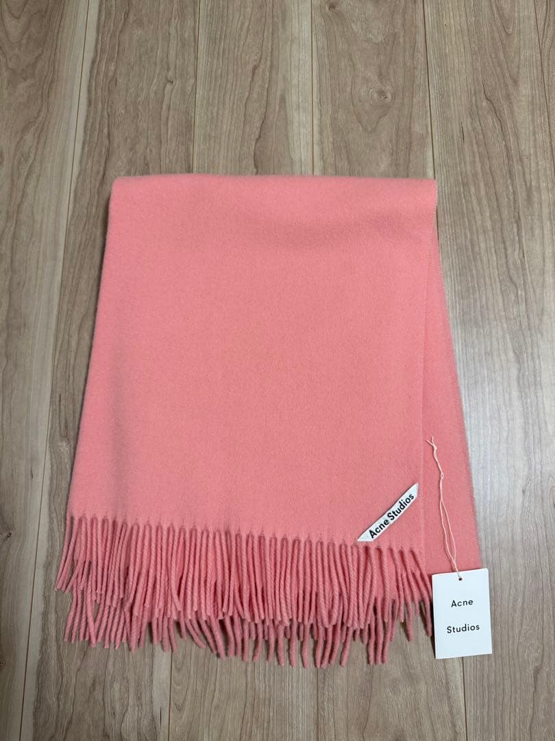 新品未使用　アクネストゥディオズ　マフラー　ピンク
