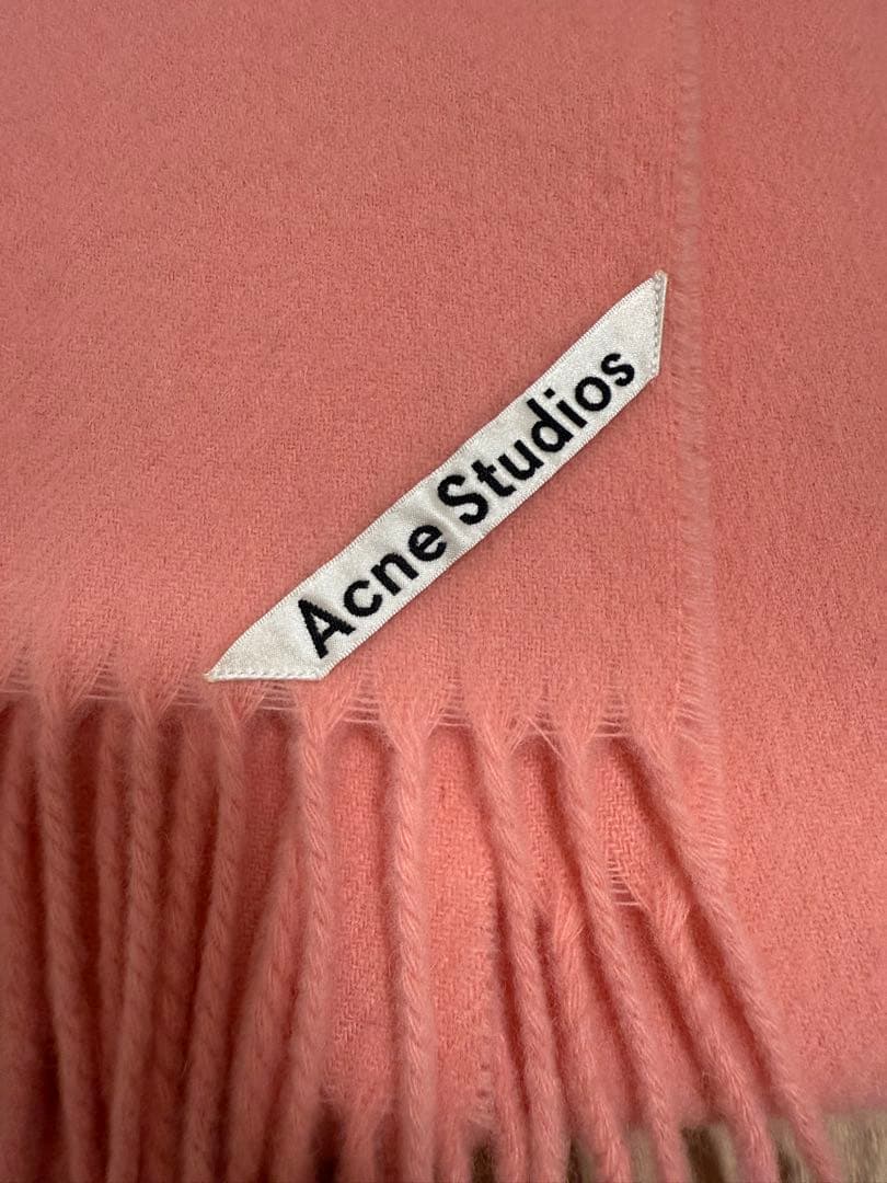 新品未使用　アクネストゥディオズ　マフラー　ピンク